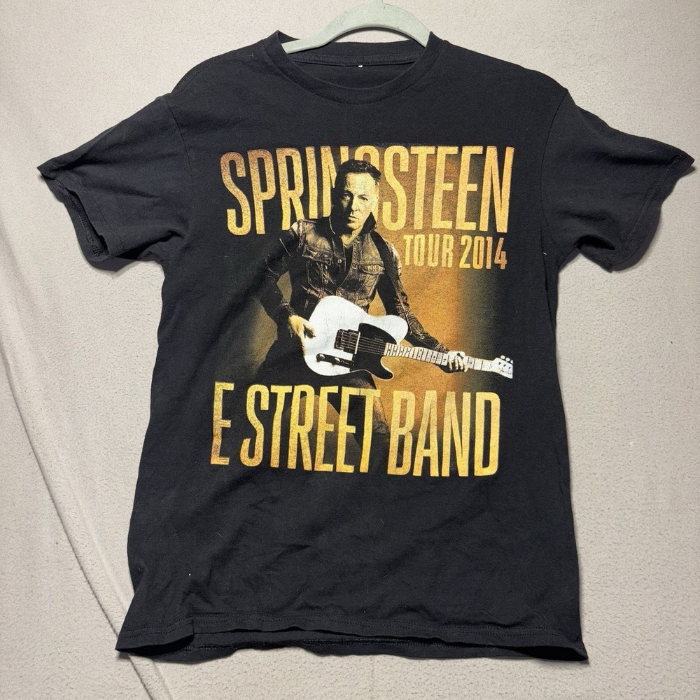 2014 BRUCE SPRINGSTEEN and the E STREET BAND Concert Tour T-Shirt S 2 Sided